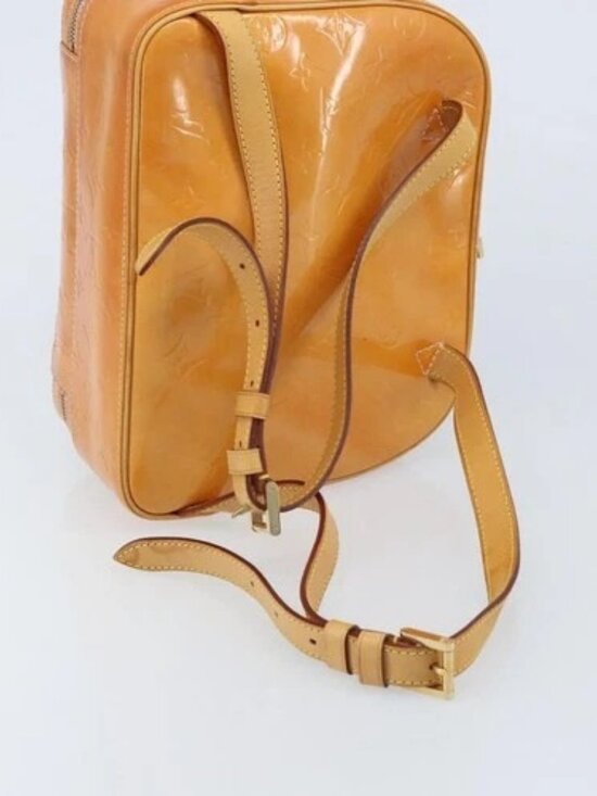 LOUIS VUITTON Monogram Vernis Marley Backpack Pink M91039 LV Auth LNZ301